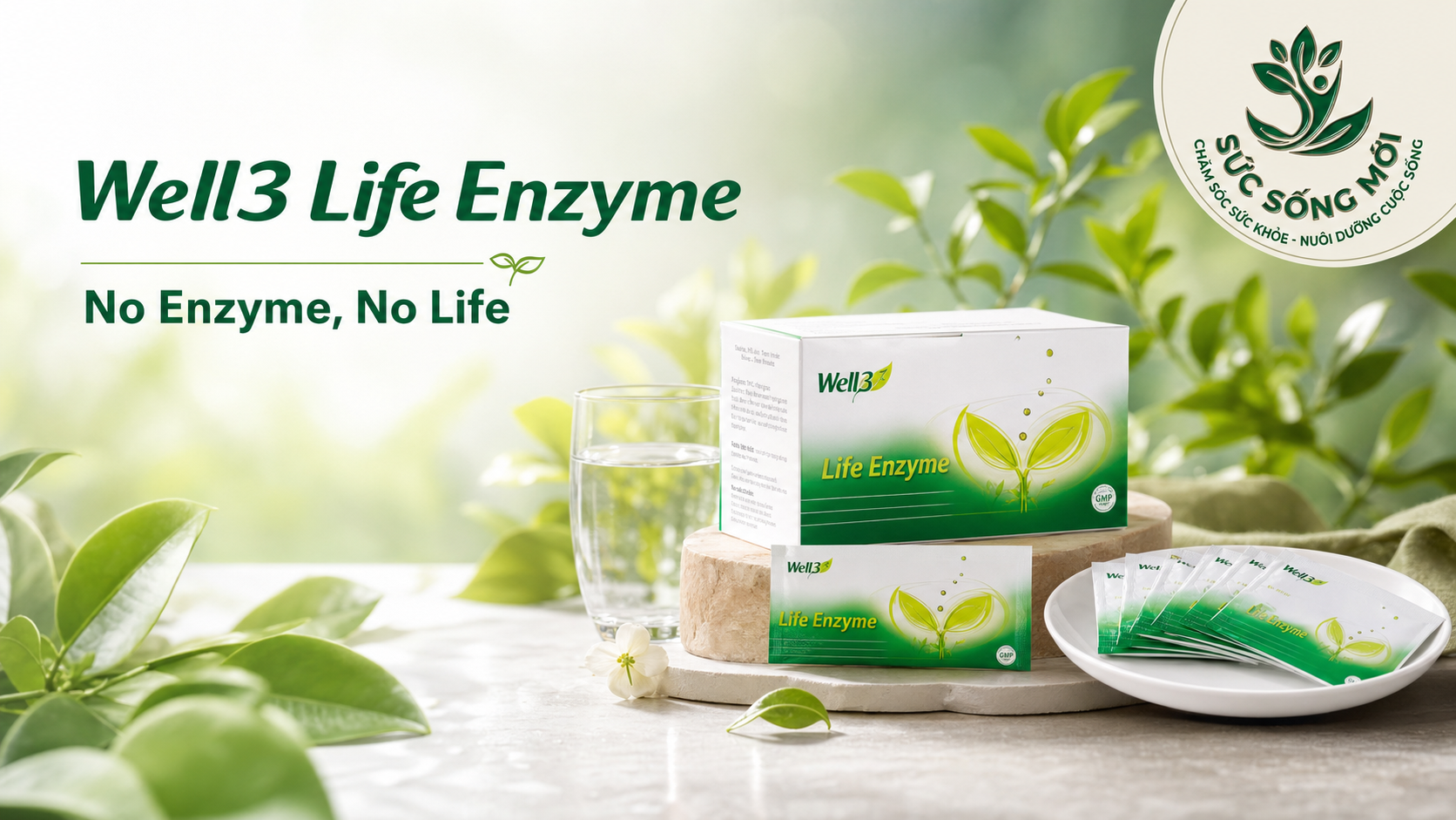 Well3 Life Enzyme giữa không gian xanh tự nhiên